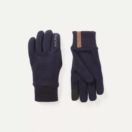 Sealskinz Necton Windproof All Weather Knitted Glove - Navy