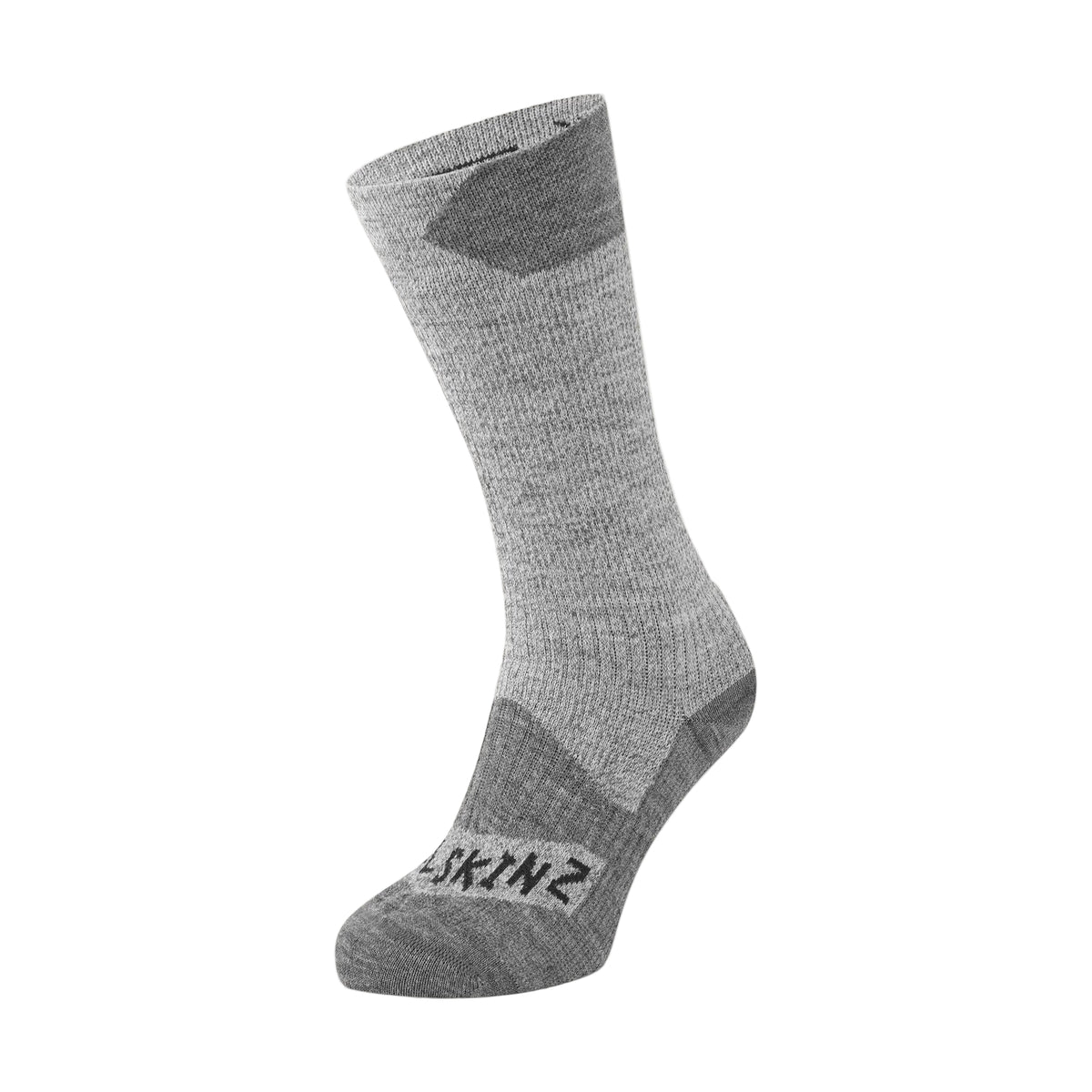 Raynham Waterproof All Weather Mid Length Sock - Grey/Grey Marl