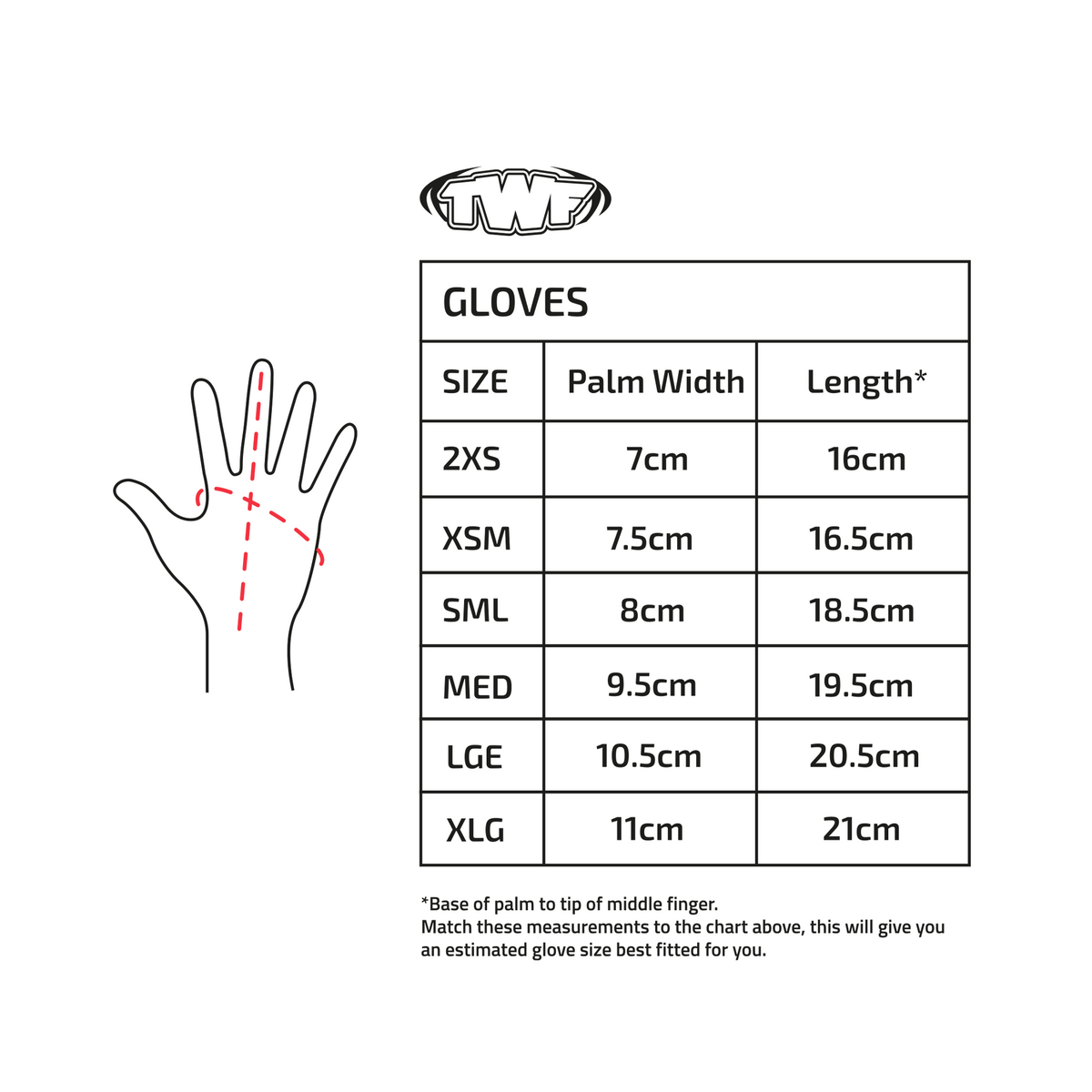 TWF 3mm Neoprene Wetsuit Gloves