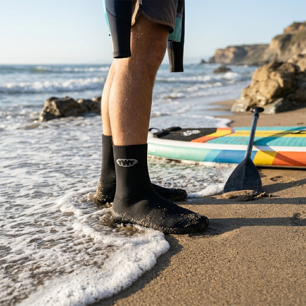 TWF 3mm Neoprene Wetsuit Socks