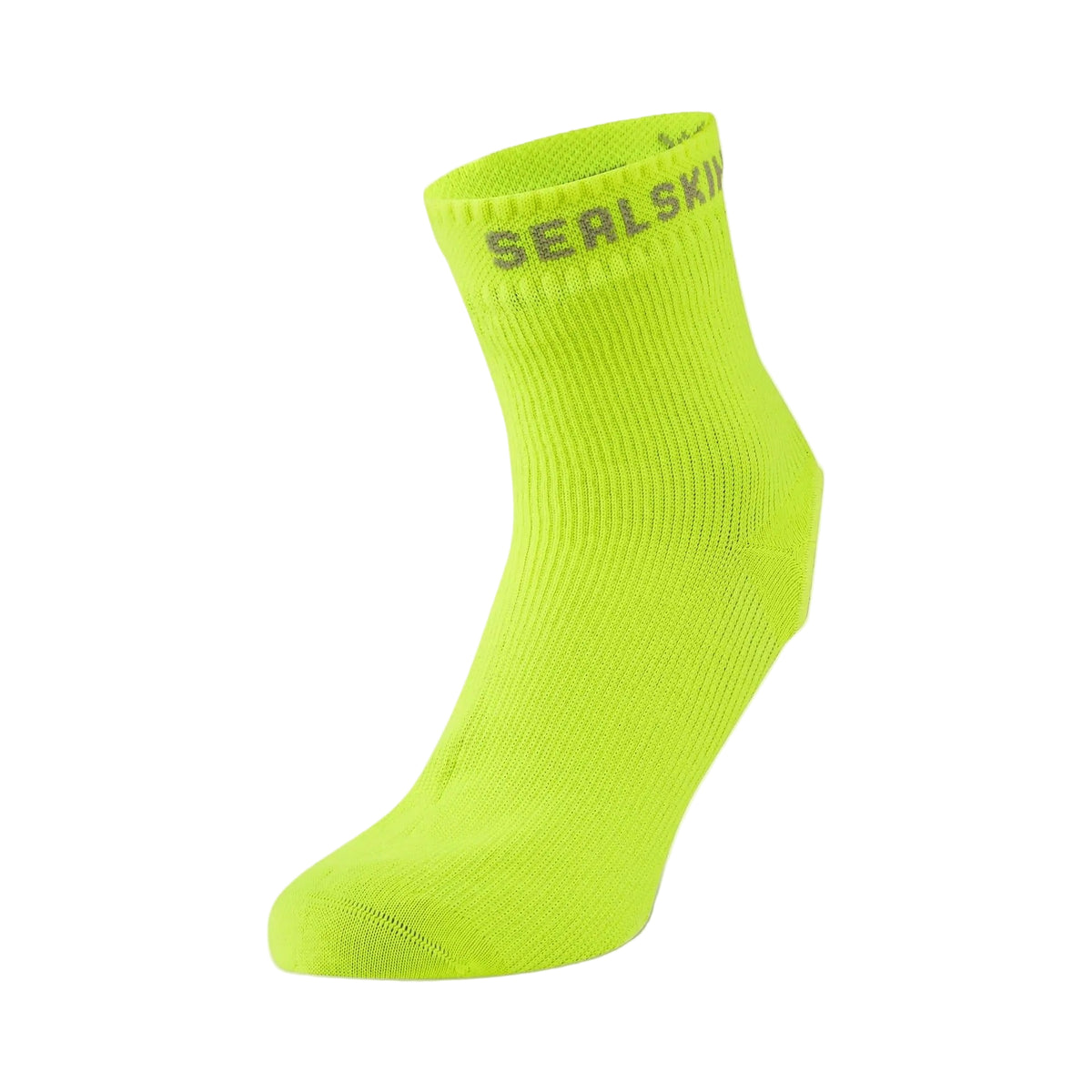 Sealskinz Thetford Waterproof All Weather Cycle Oversock - Flo Yellow