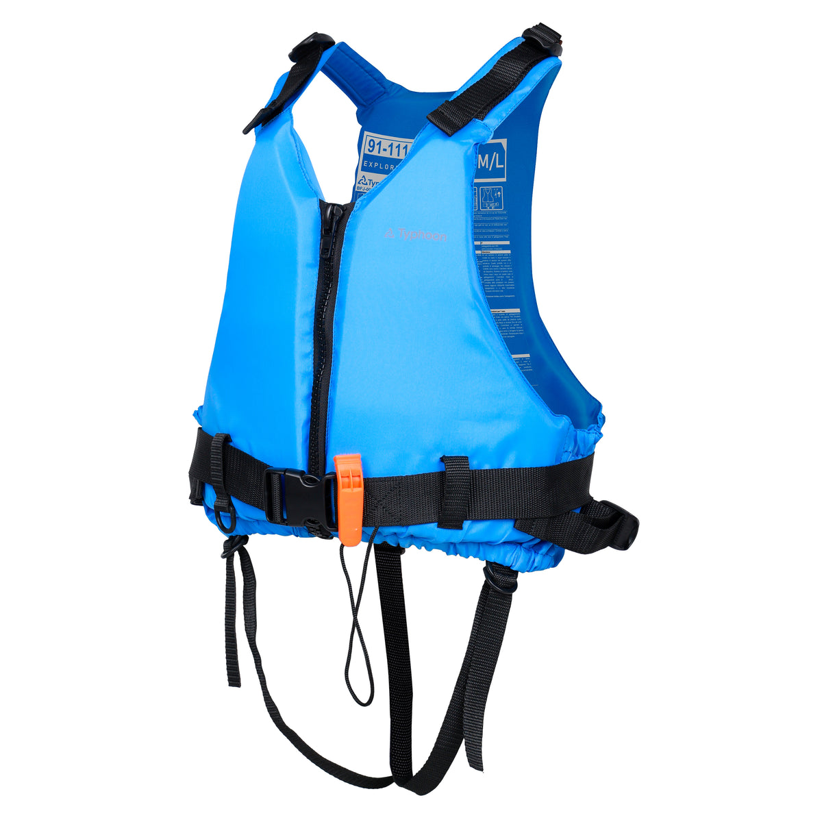 Typhoon Essential 50N Buoyancy Aid - Junior - Blue
