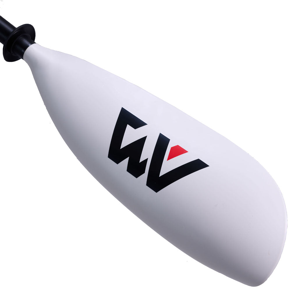 Aqua Marina KP-4 Adjustable Fiberglass Kayak Paddle with White Cupped Blade Default Title
