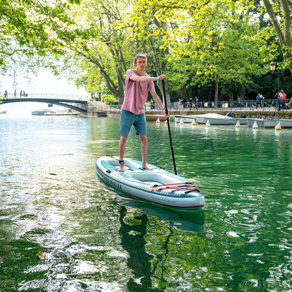 Aqua Marina Cascade Tandem Hybrid Inflatable Stand Up Paddleboard to Kayak Package Default Title