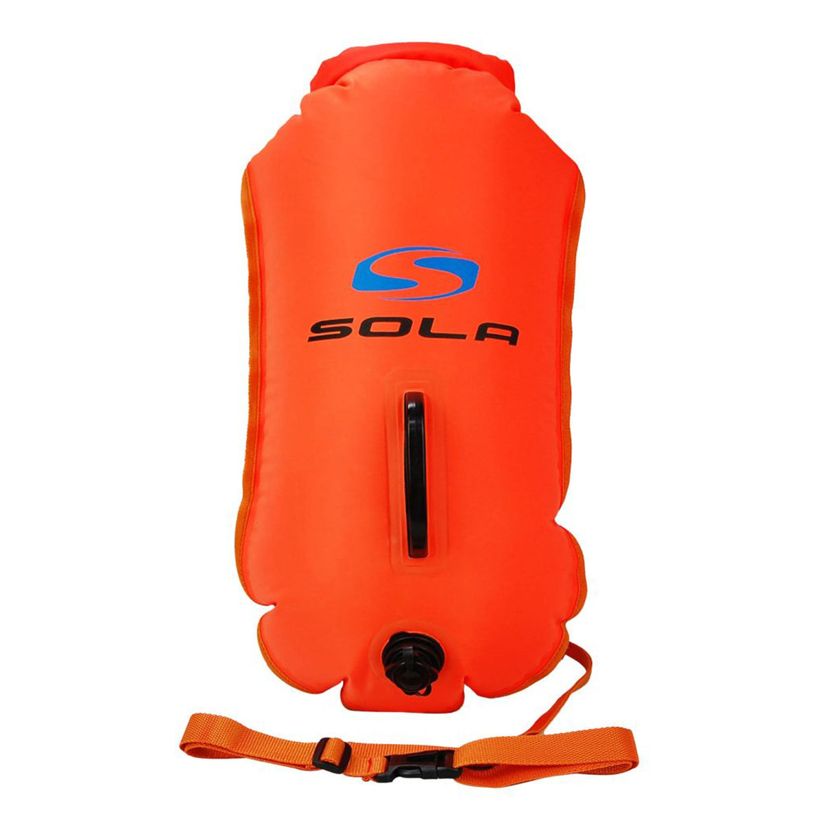 Sola Inflatable Swim Buoy Dry Bag- Large - 28 Litre Orange