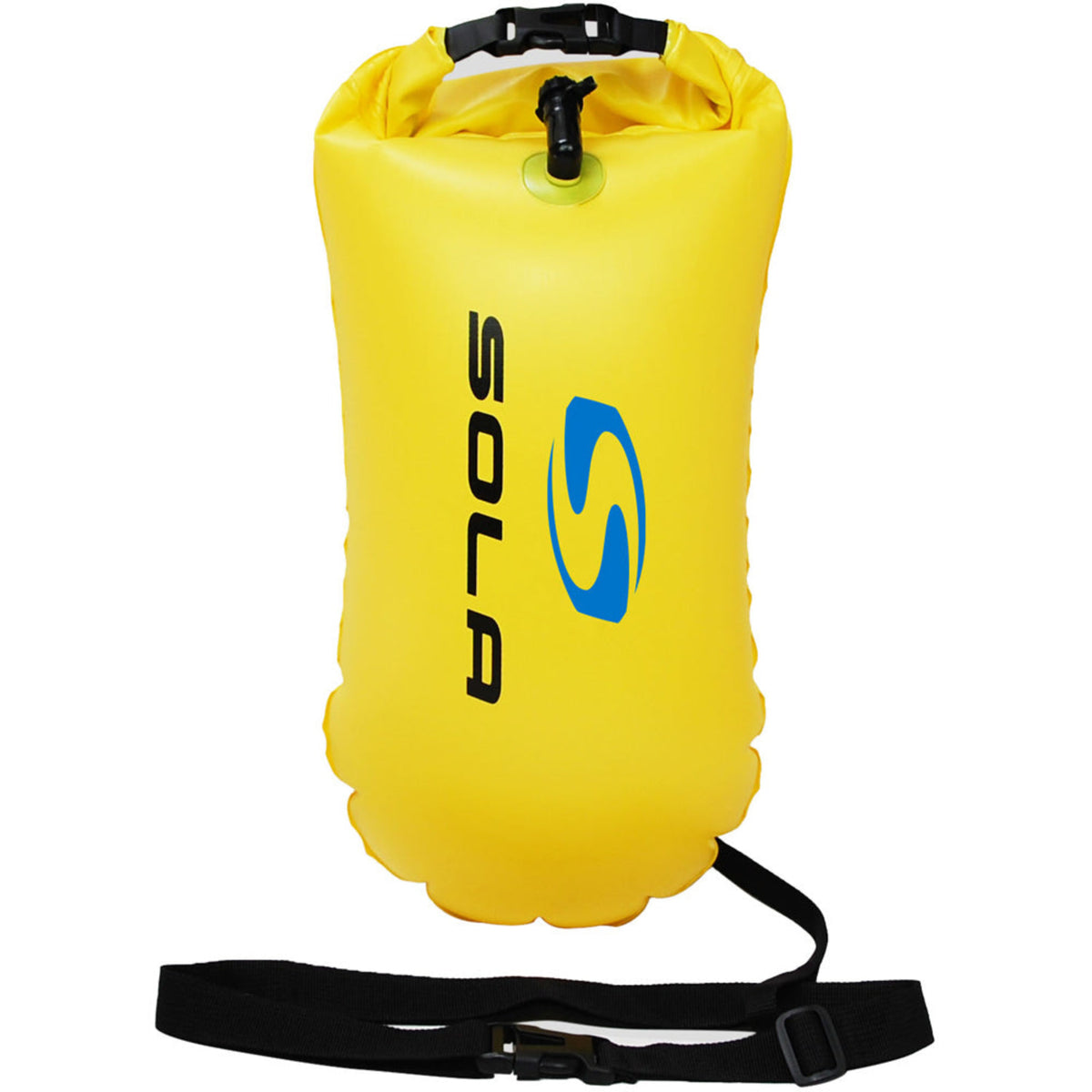 Sola Inflatable Swim Buoy Dry Bag - Small - 20 Litre Yellow