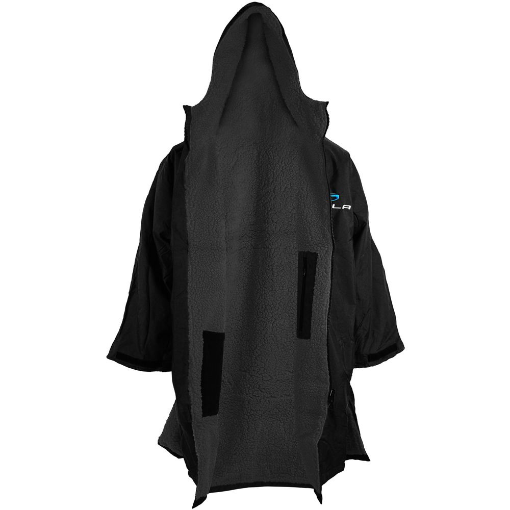 Sola Adult Waterproof Changing Robe - Black/Blue