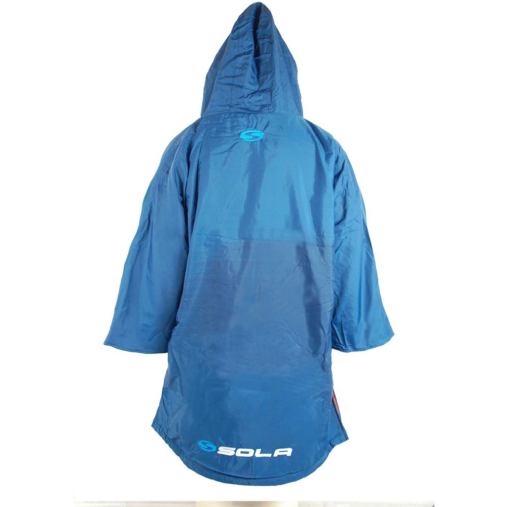 Sola Adult Waterproof Changing Robe - Navy/Orange