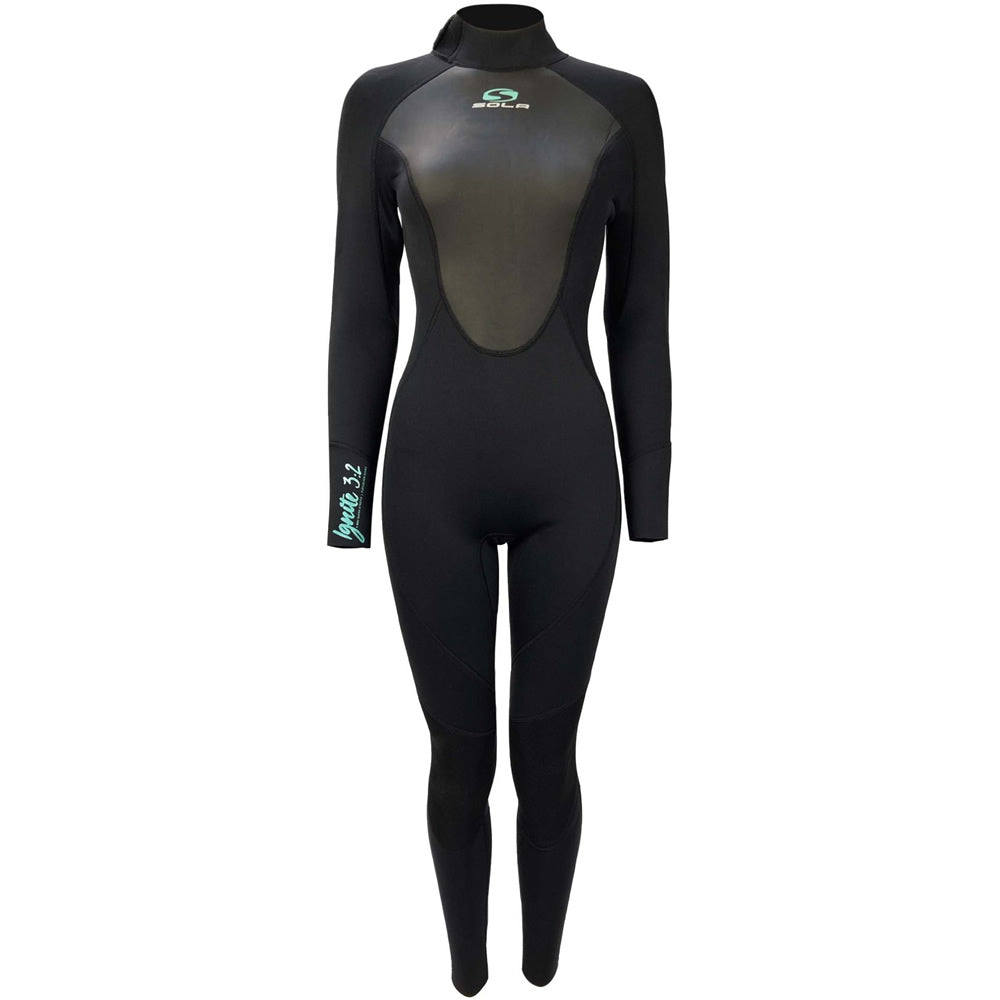 Sola Ladies Ignite BZ 3/2 Fullsuit - Black