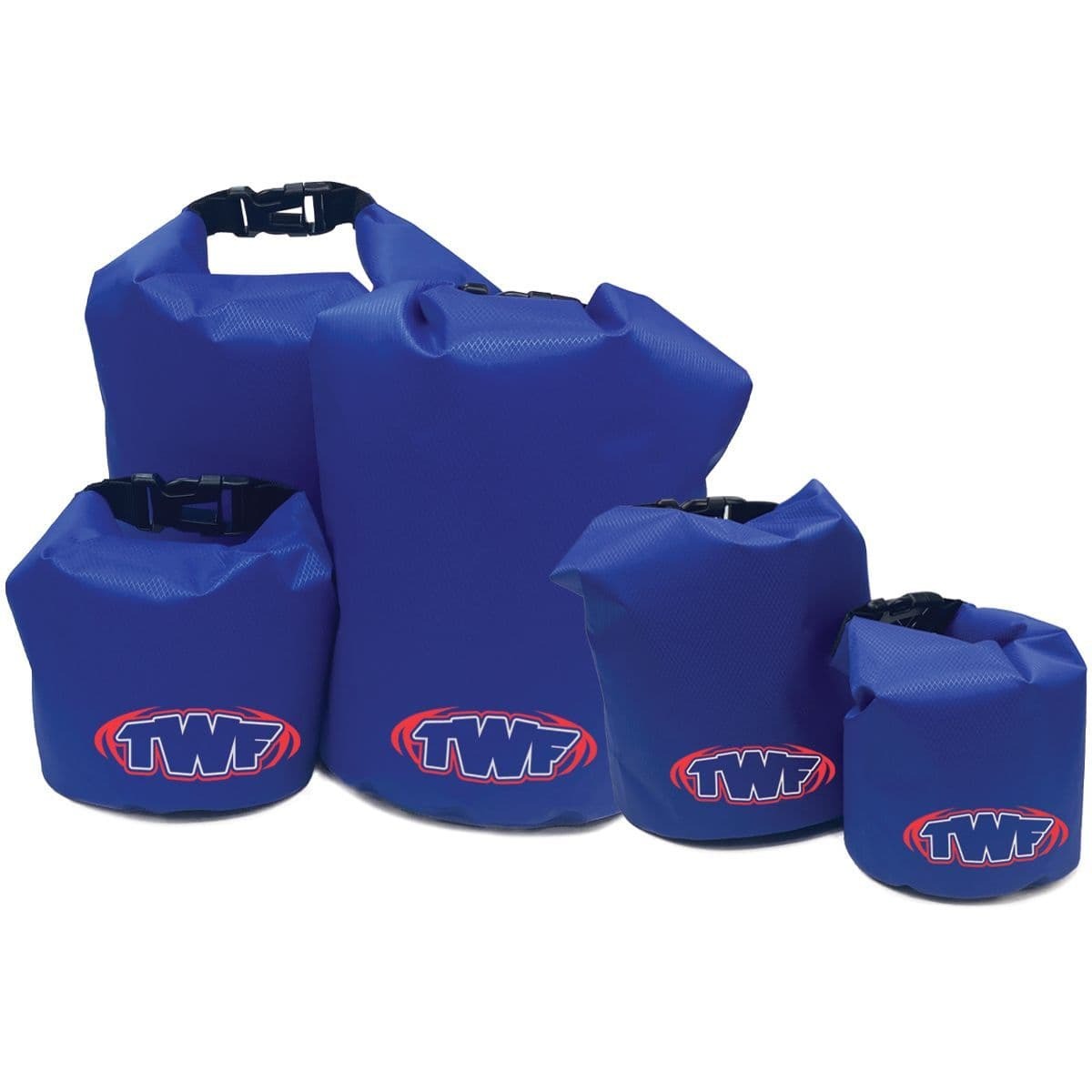 TWF Waterproof Dry Bag Set - 1.5L, 2.5L, 3.5L, 4.5L and 6L
