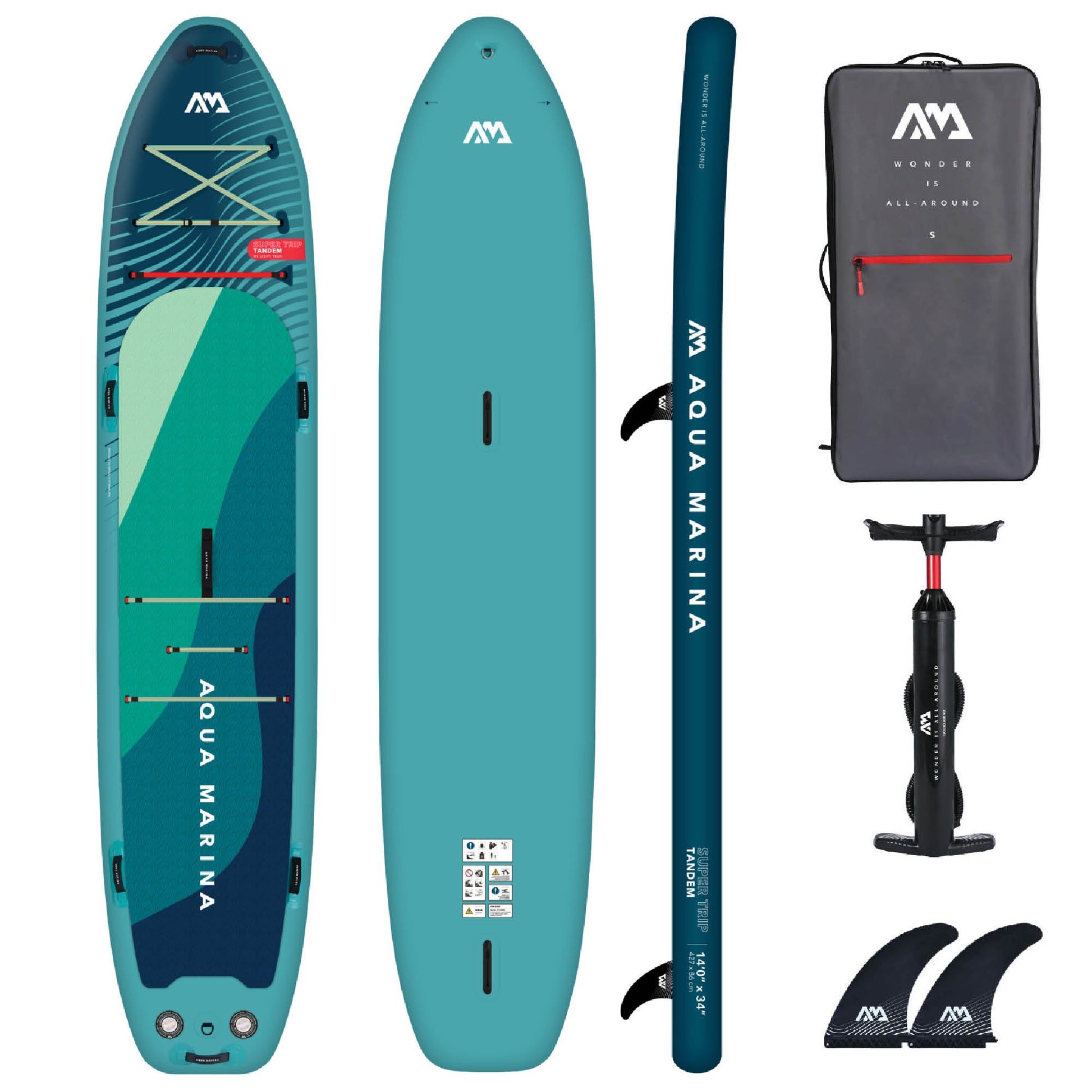 Aqua Marina Super Trip Tandem 14'0" Stand Up Paddle Board