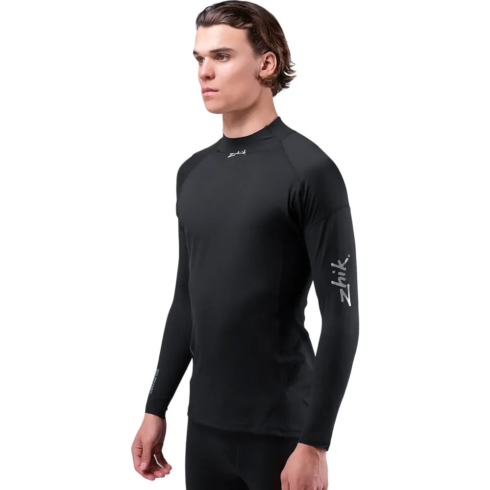 Zhik Eco Spandex UPF50+ Rash Vest Long Sleeve Black