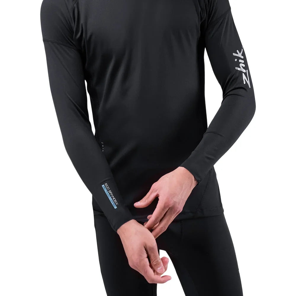 Zhik Eco Spandex UPF50+ Rash Vest Long Sleeve Black