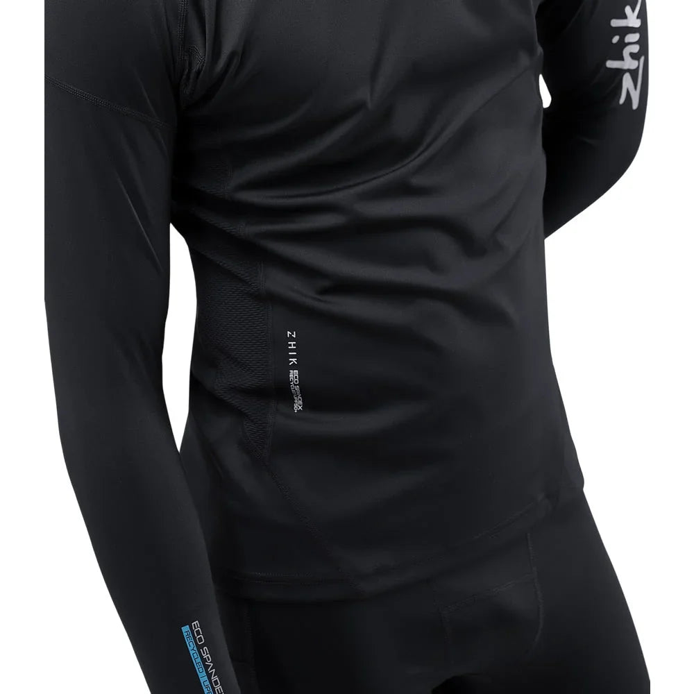 Zhik Eco Spandex UPF50+ Rash Vest Long Sleeve Black