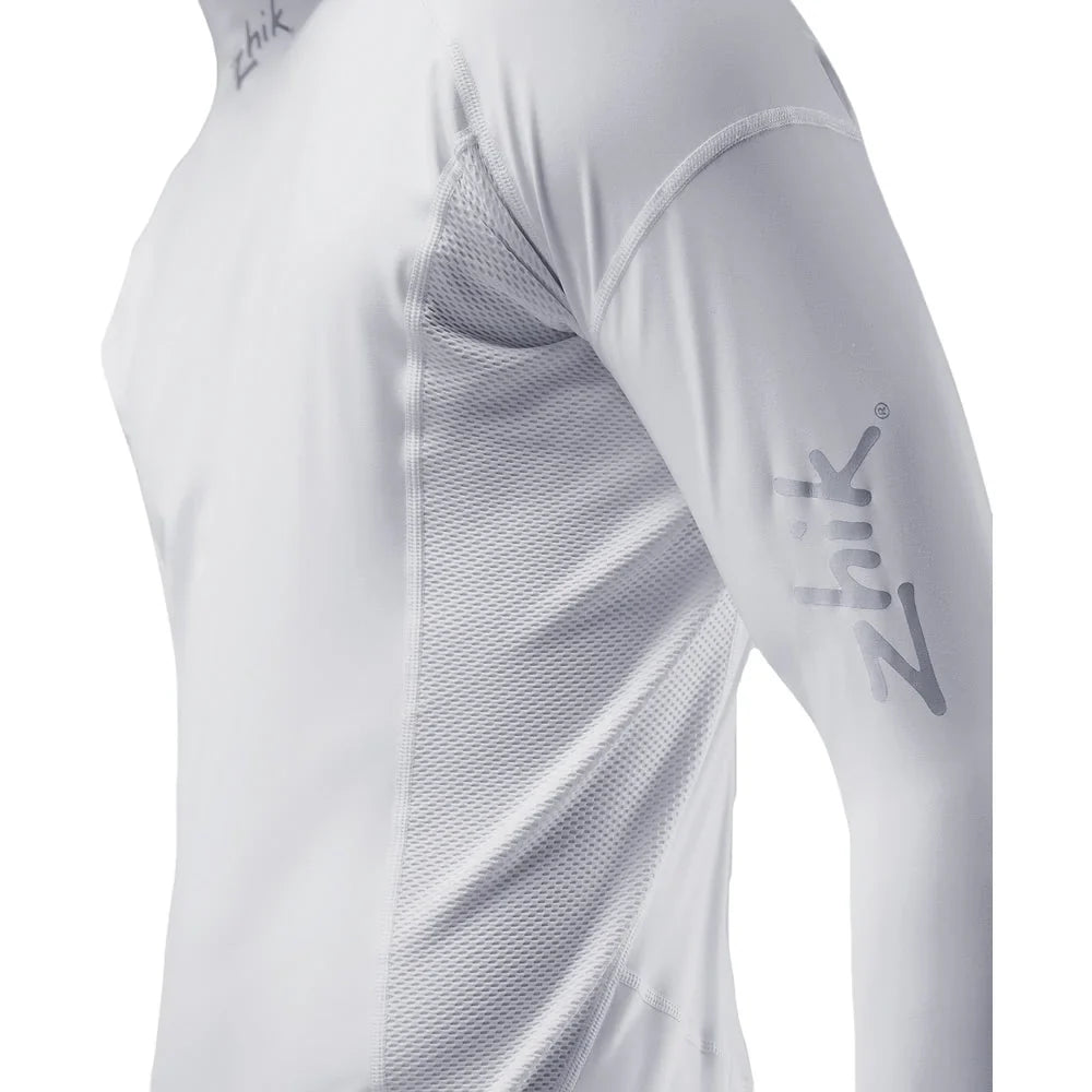 Zhik Eco Spandex UPF50+ Rash Vest Long Sleeve Platinum