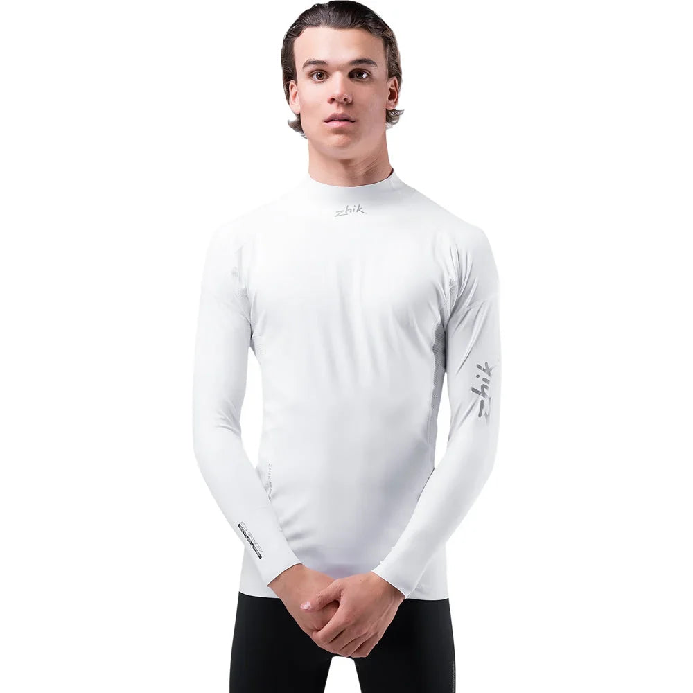 Zhik Eco Spandex UPF50+ Rash Vest Long Sleeve White