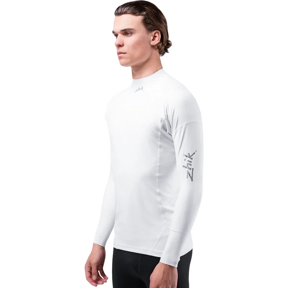Zhik Eco Spandex UPF50+ Rash Vest Long Sleeve White
