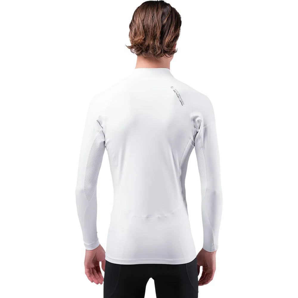Zhik Eco Spandex UPF50+ Rash Vest Long Sleeve White