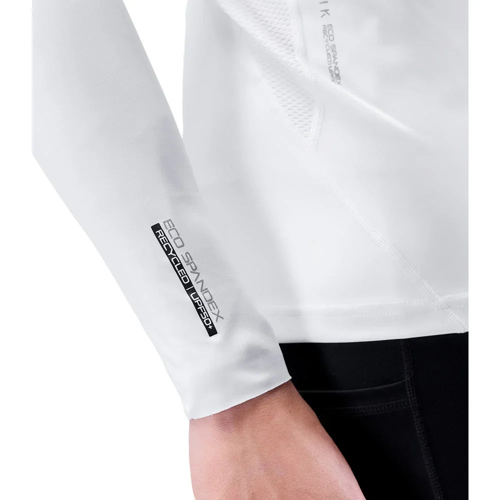 Zhik Eco Spandex UPF50+ Rash Vest Long Sleeve White