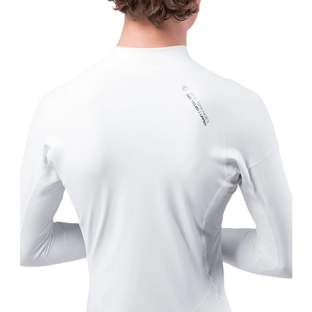 Zhik Eco Spandex UPF50+ Rash Vest Long Sleeve White