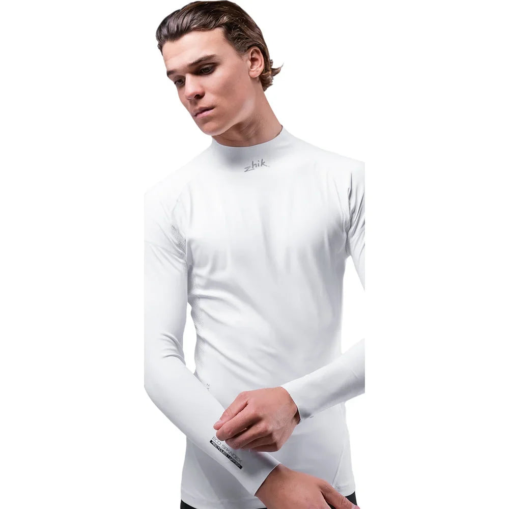 Zhik Eco Spandex UPF50+ Rash Vest Long Sleeve White