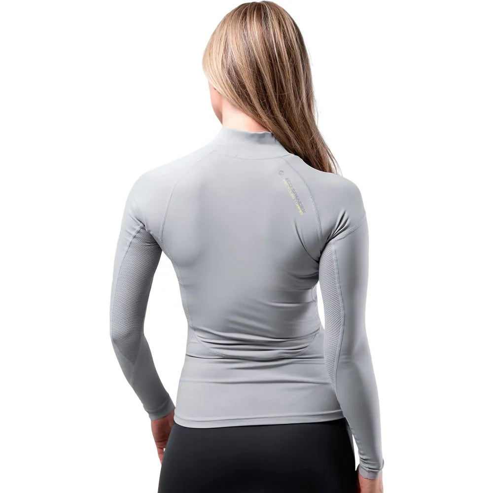 Zhik Eco Spandex UPF50+ Rash Vest Long Sleeve Womens Platinum