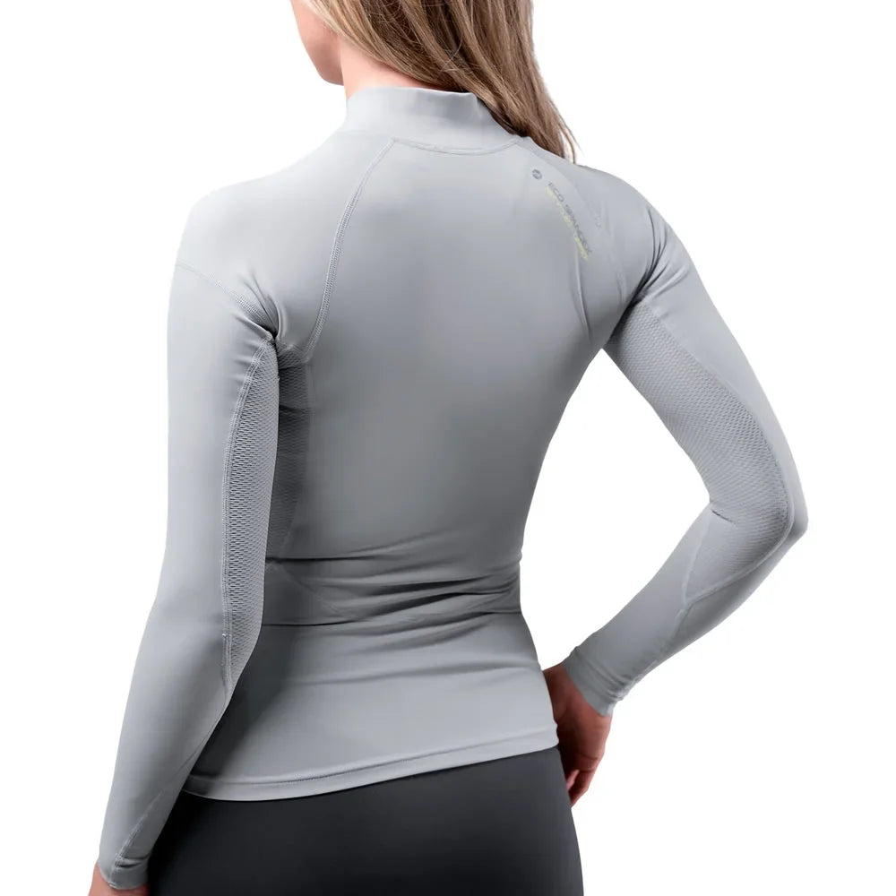 Zhik Eco Spandex UPF50+ Rash Vest Long Sleeve Womens Platinum