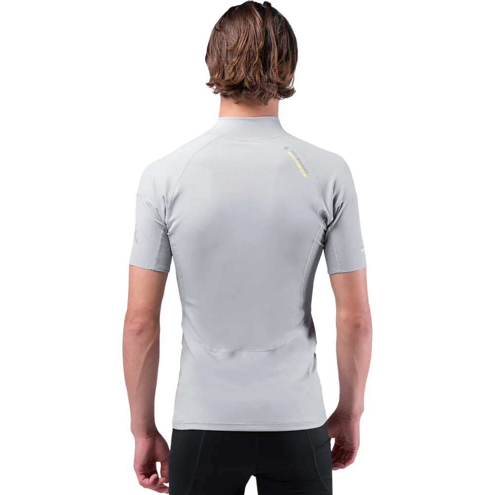 Zhik Eco Spandex UPF50+ Rash Vest Short Sleeve Platinum