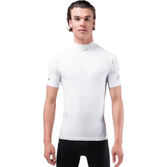Zhik Eco Spandex UPF50+ Rash Vest Short Sleeve White