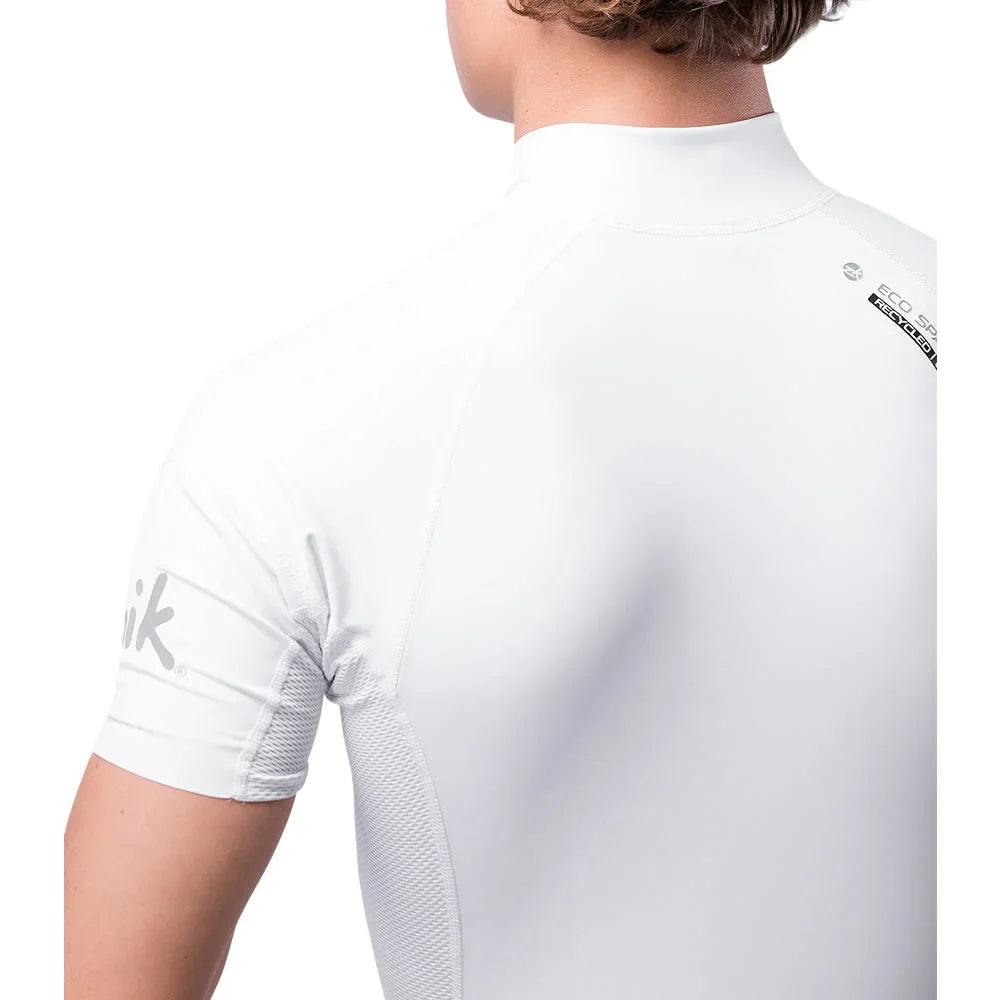 Zhik Eco Spandex UPF50+ Rash Vest Short Sleeve White