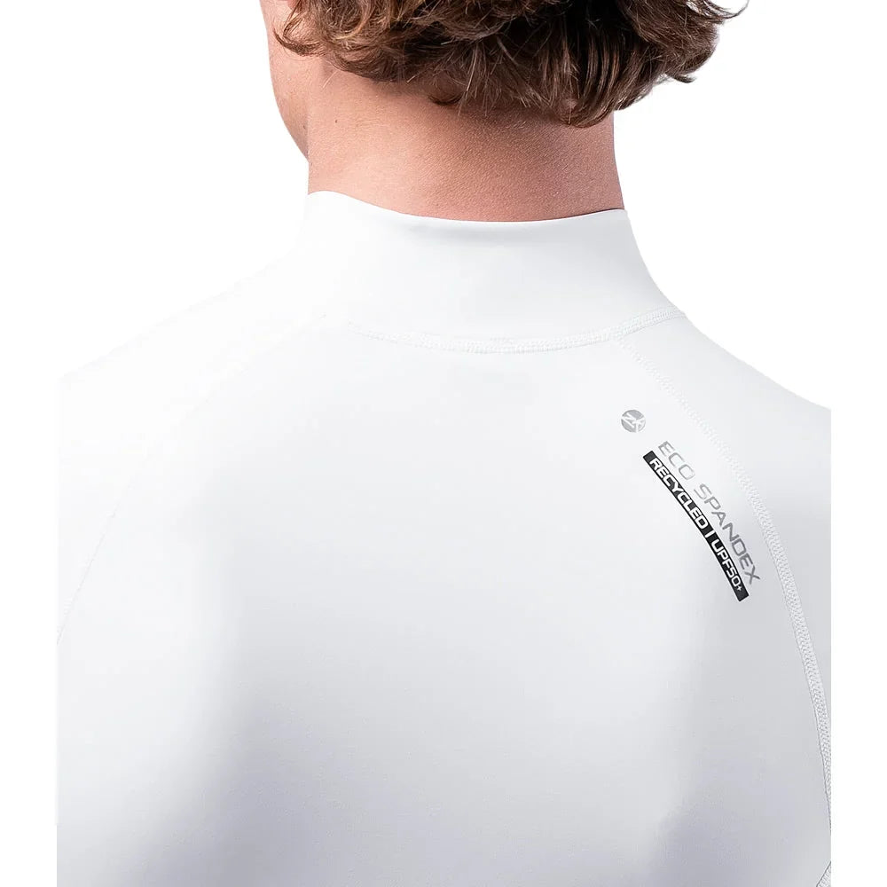 Zhik Eco Spandex UPF50+ Rash Vest Short Sleeve White