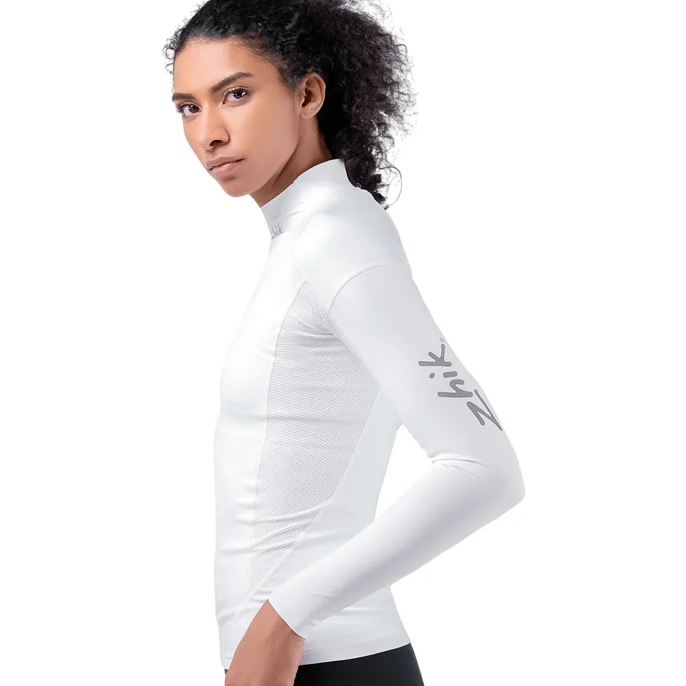 Zhik Eco Spandex UPF50+ Rash Vest Long Sleeve Womens White
