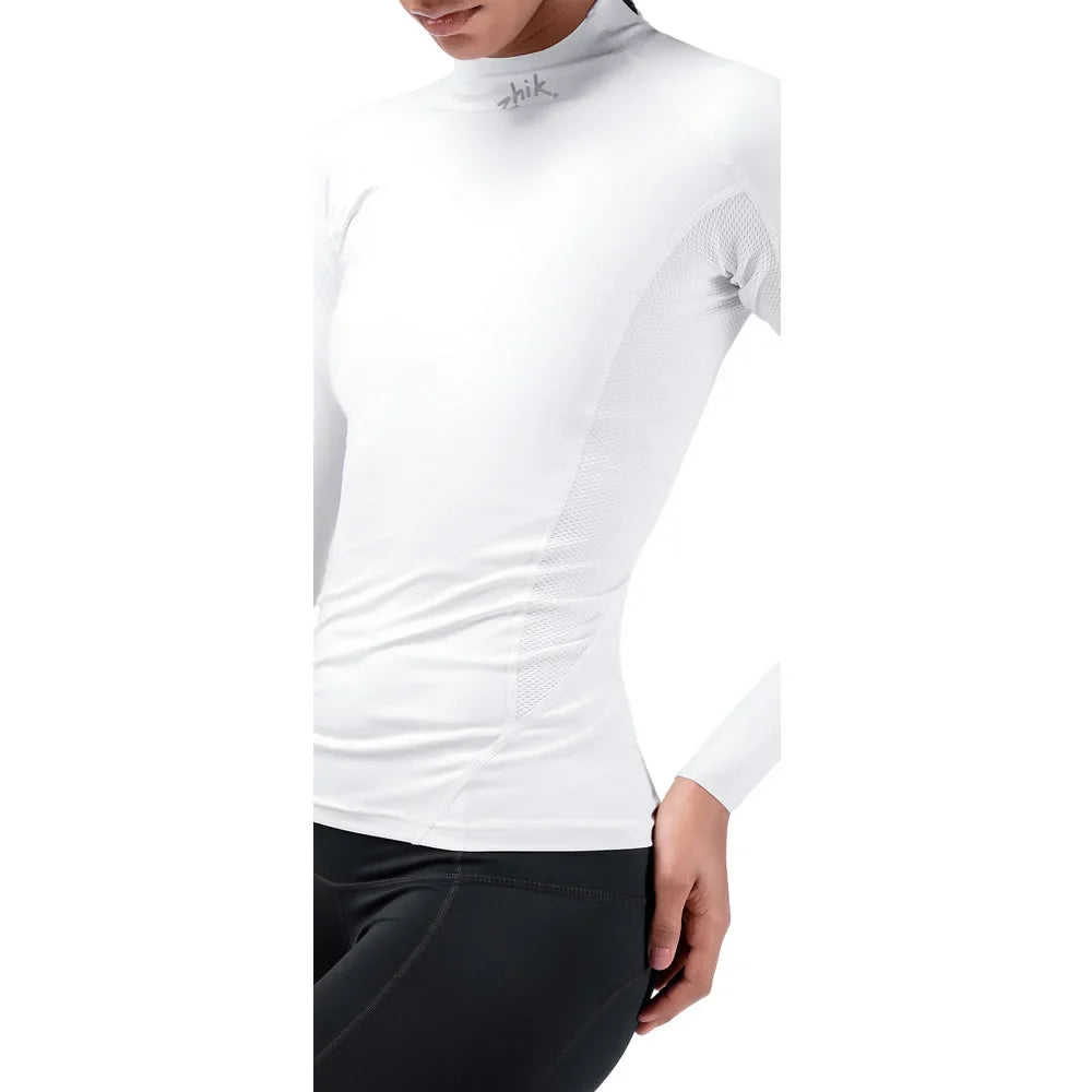 Zhik Eco Spandex UPF50+ Rash Vest Long Sleeve Womens White
